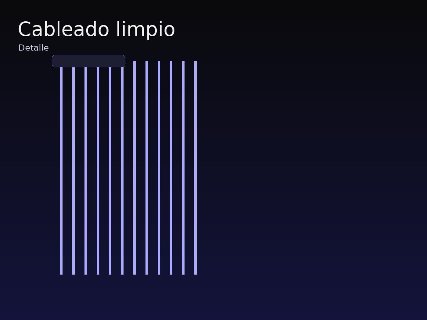 Antes / Después cableado